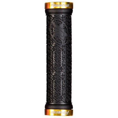 REVERSE COMPONENTS STAMP Lock-On handgrepen Ø 30mm Zwart/Goud
