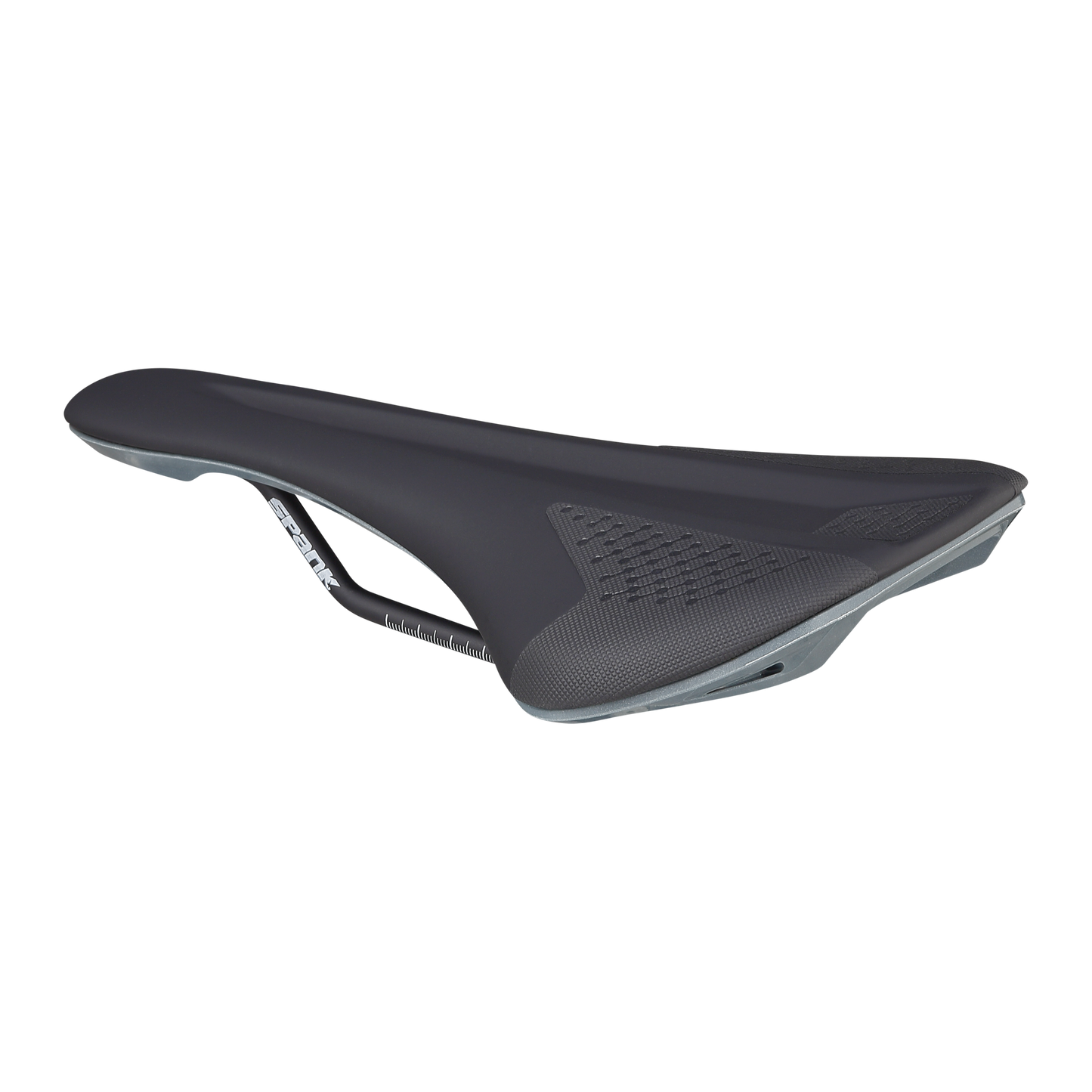 SPANK SPIKE 160 Leder Zadel CrMo Sporen Grijs
