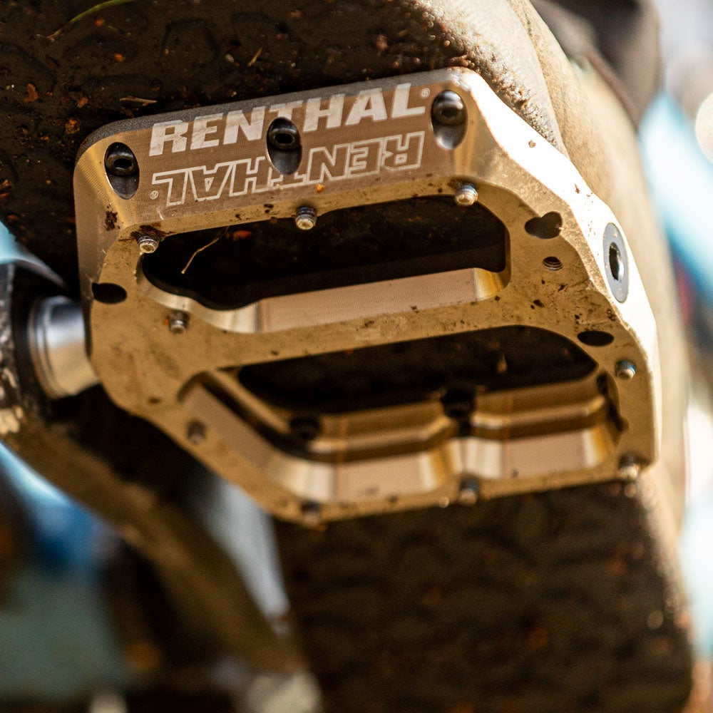 RENTHAL REVO-F Gold platte pedalen