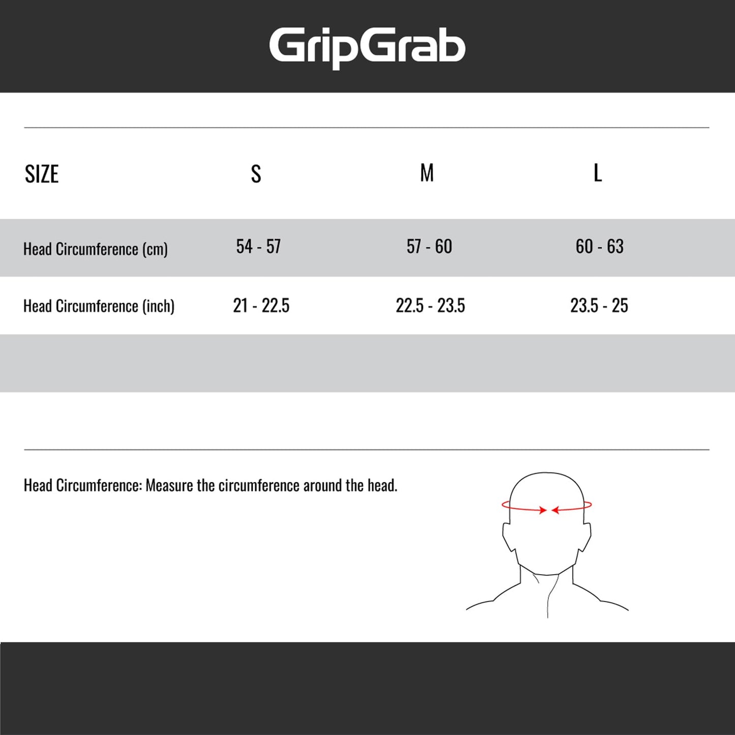 GRIPGRAB THERMO Helmkap Zwart