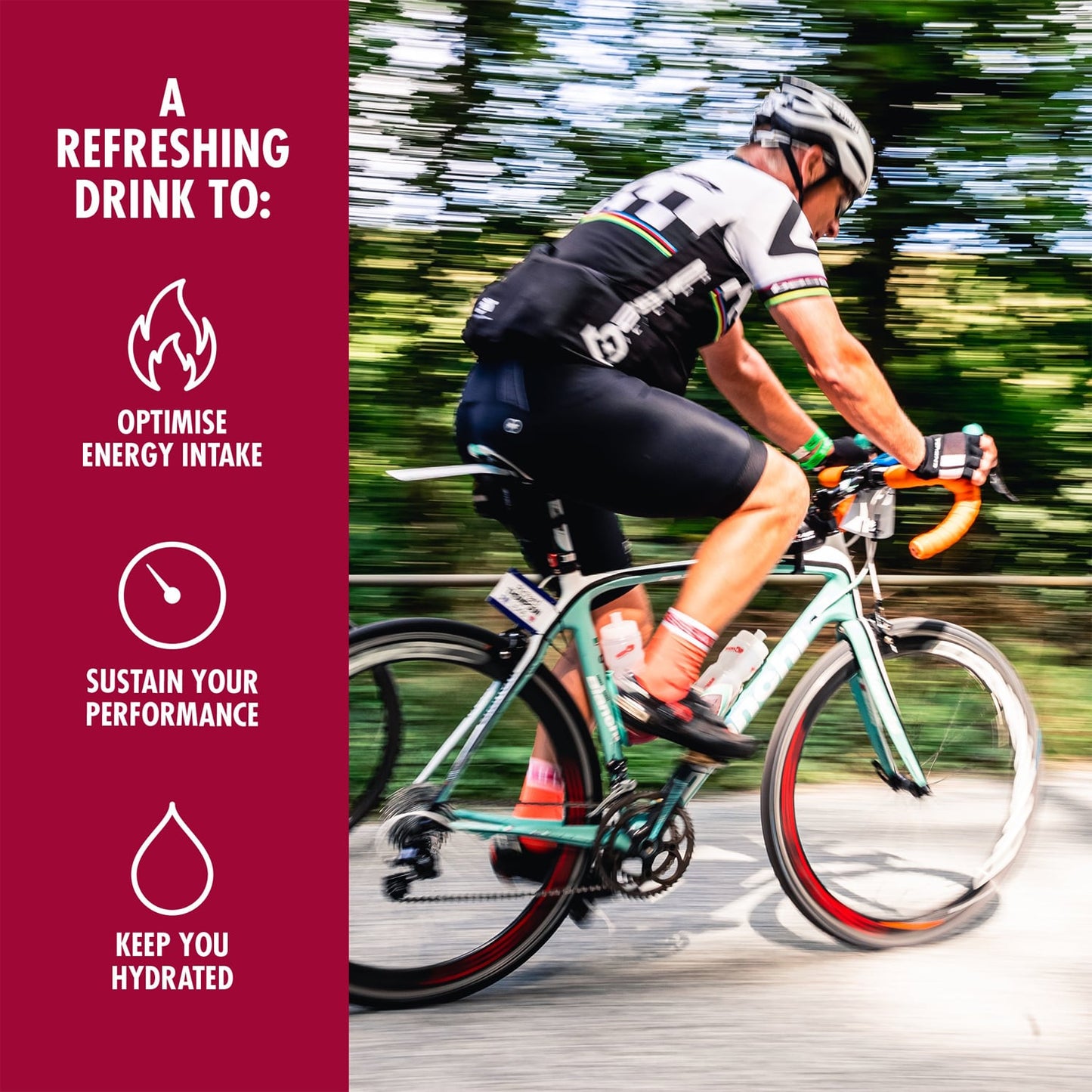 High5 ENERGY DRINK (1kg) Rode vruchten