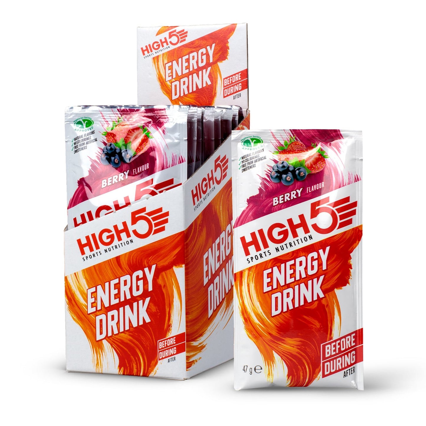 Energiedrank High5 ENERGY DRINK (47g) Rode vruchten