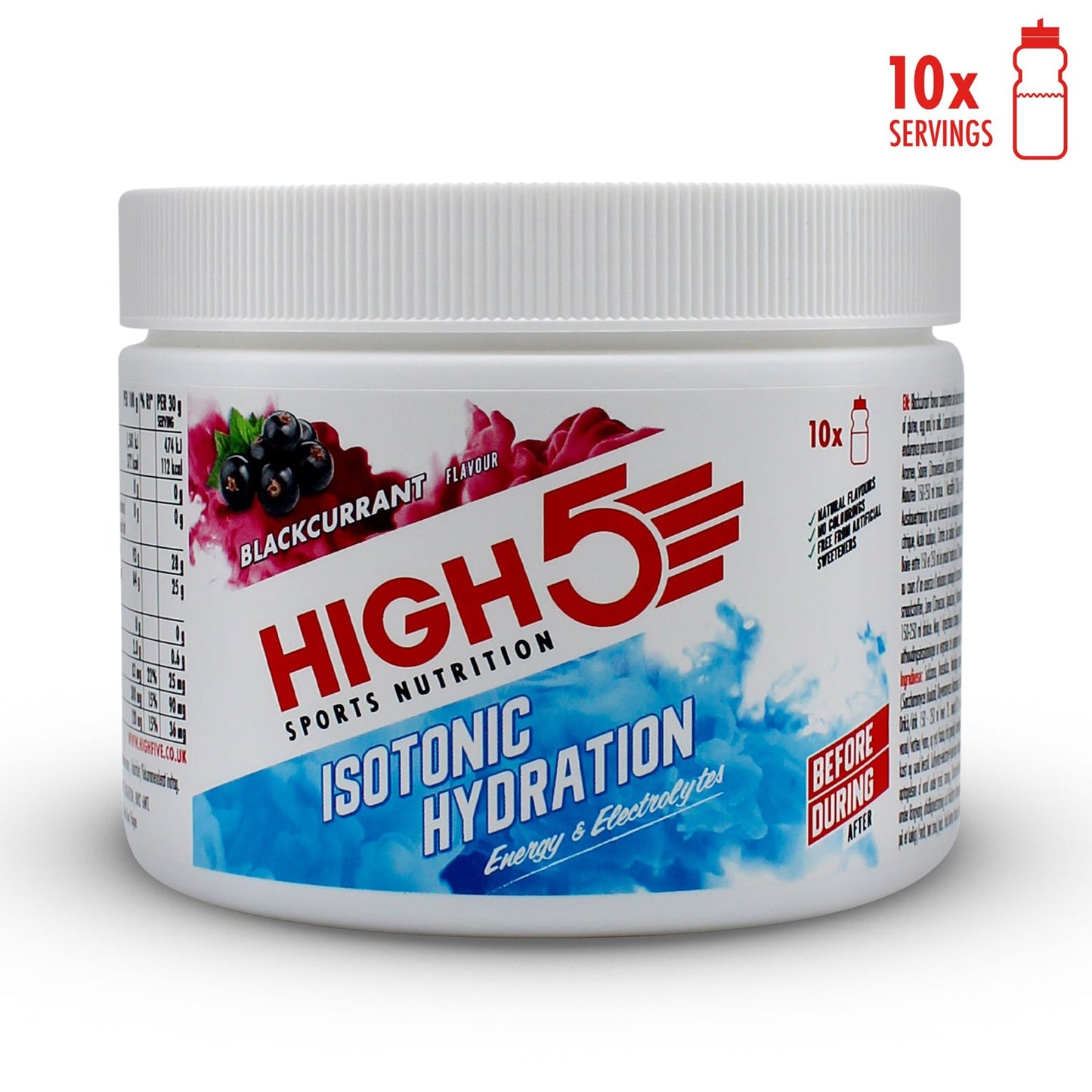 High5 ISOTONIC Energiedrank (300g) Zwarte bes