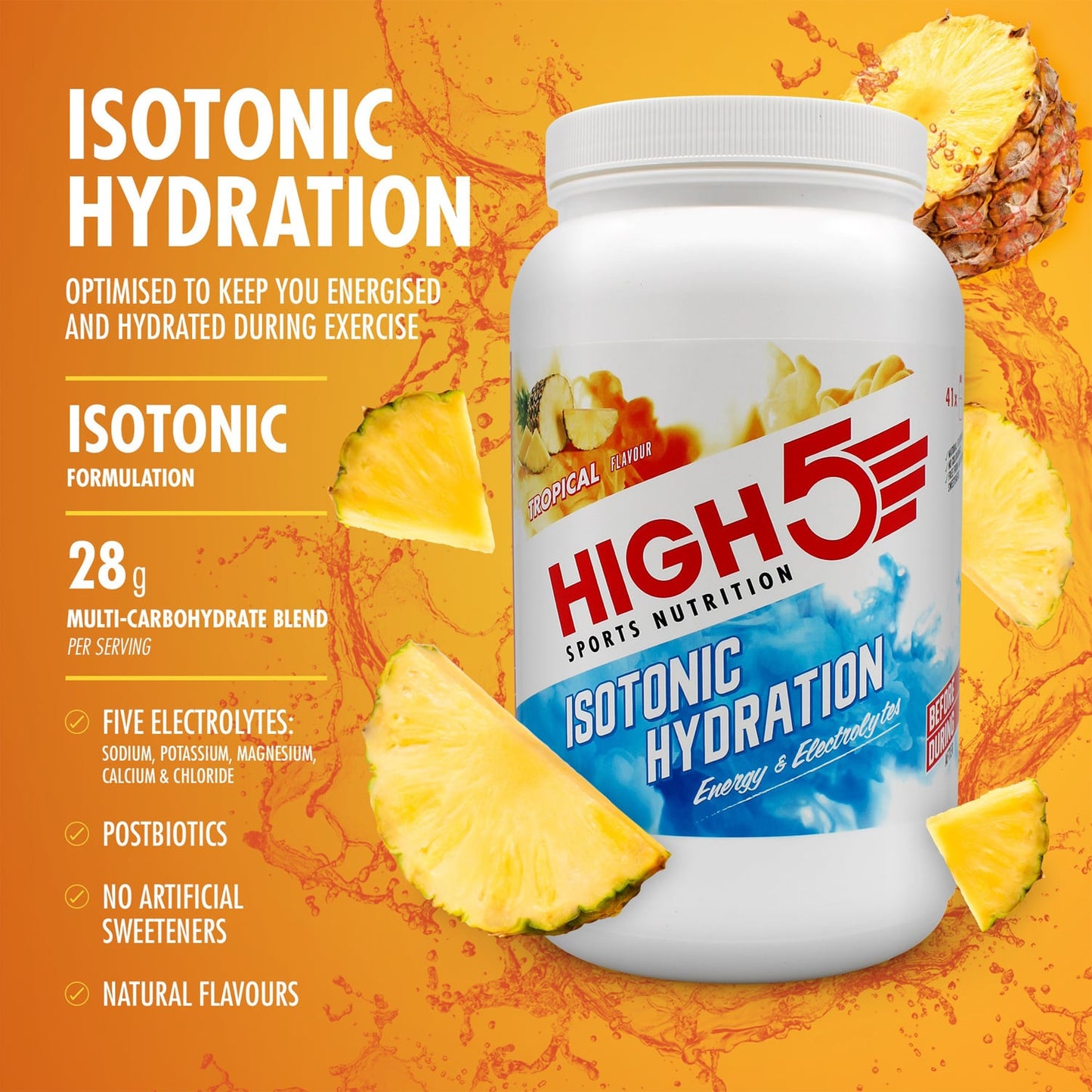 Energiedrank High5 ISOTONIC (1,23g) Tropical