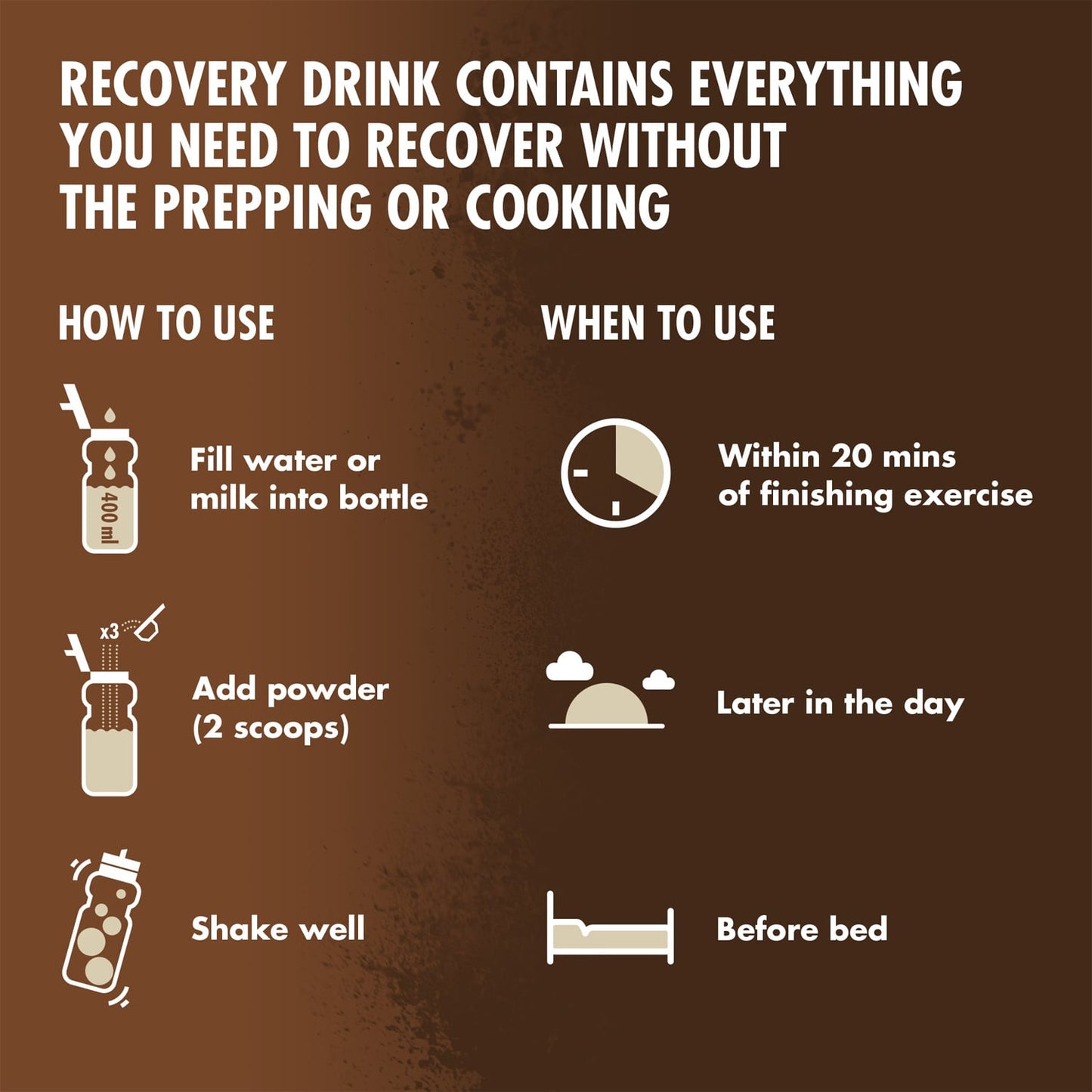 High5 PLANT-BASED RECOVERY DRINK (450g) Chocolade
