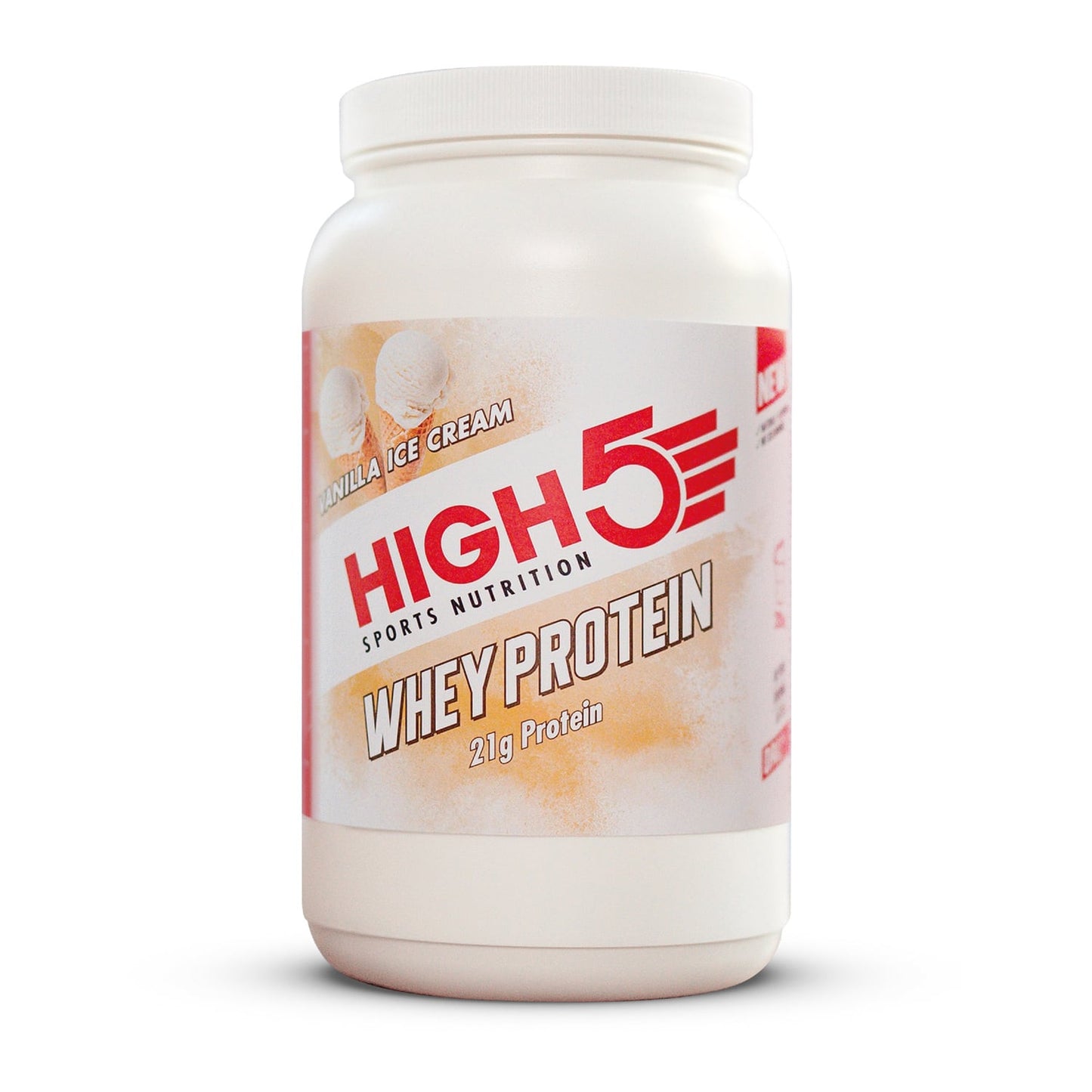 High5 WHEY PROTEIN Hersteldrank (700g) Vanille ijs