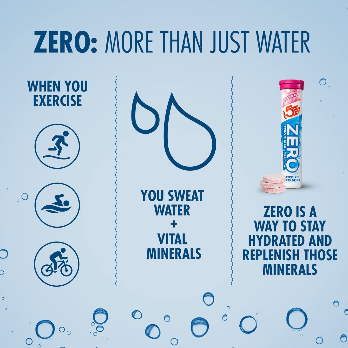 High5 ZERO elektrolyten hydratatie (20 tabletten) pompelmoes