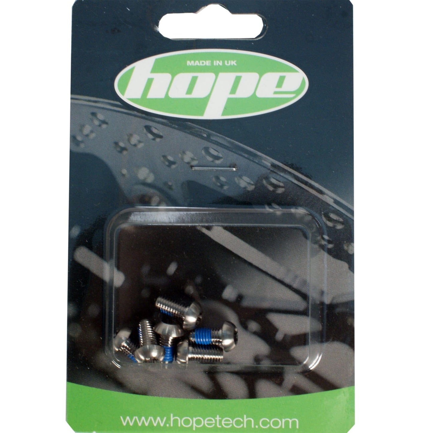 Set van 6 HOPE Titanium schijfschroeven