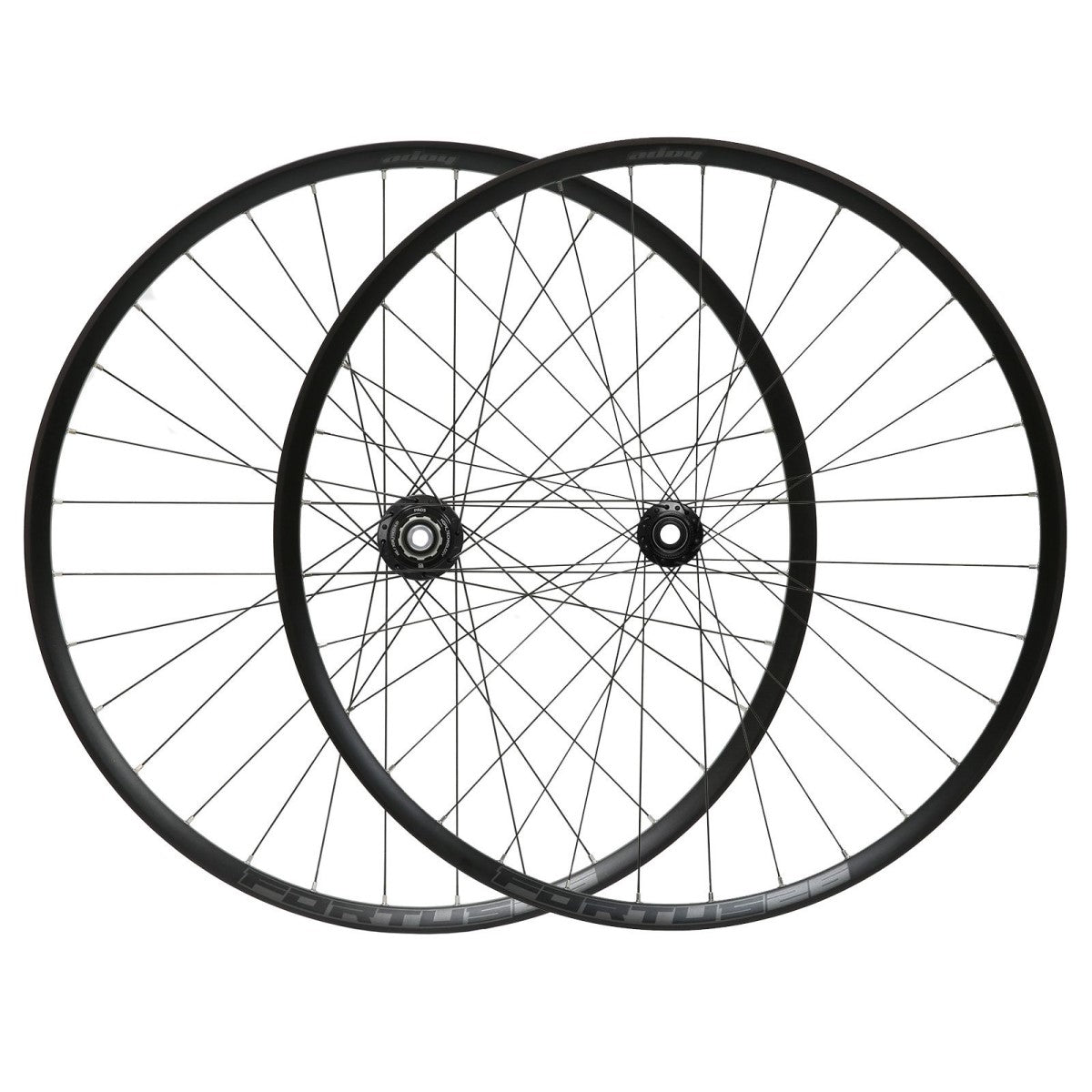 Paar HOPE FORTUS 26 W 26" PRO 5 wielen 15x100mm/12x135mm Zwart
