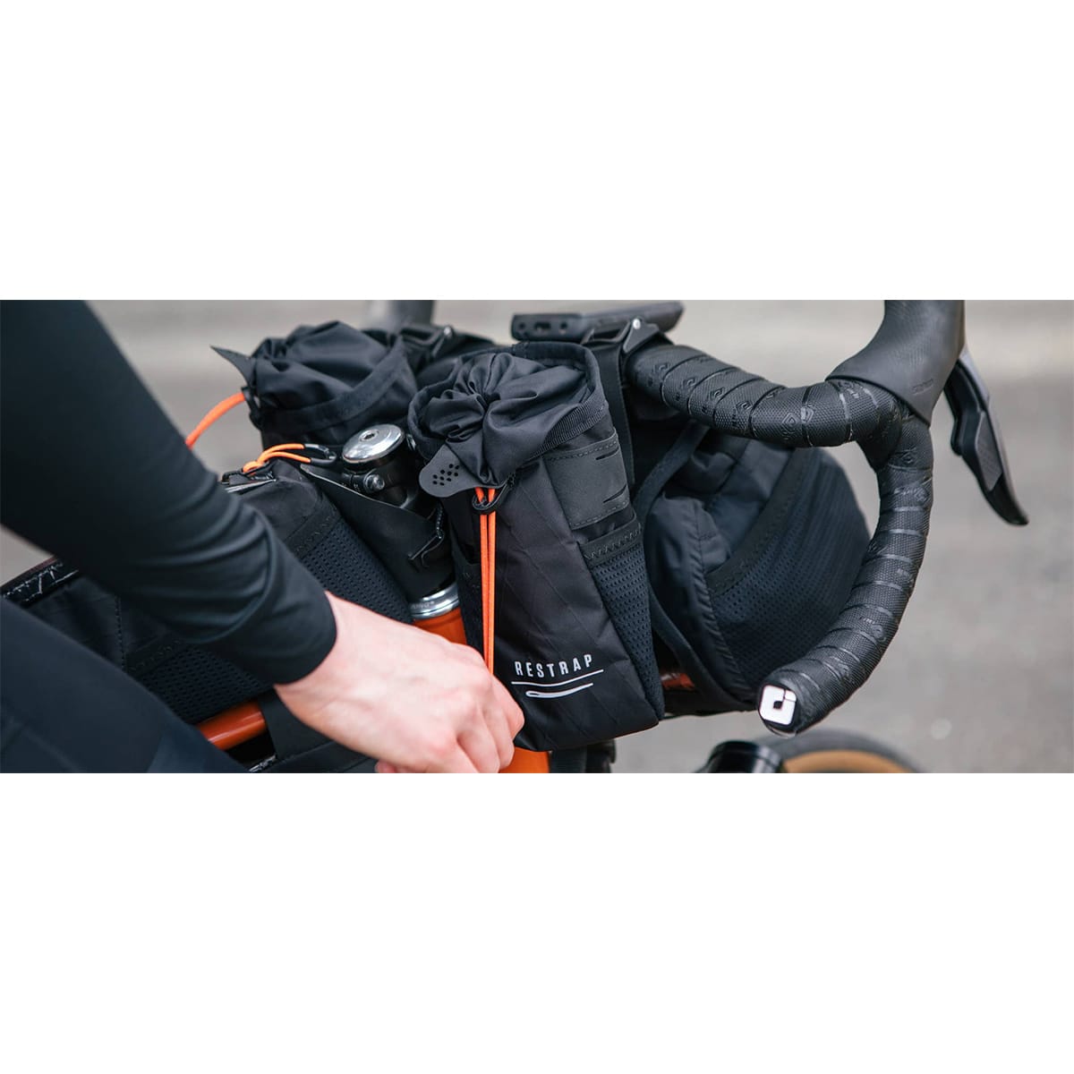 Stuurtas RESTRAP RACE STEM BAG 1.1L Zwart