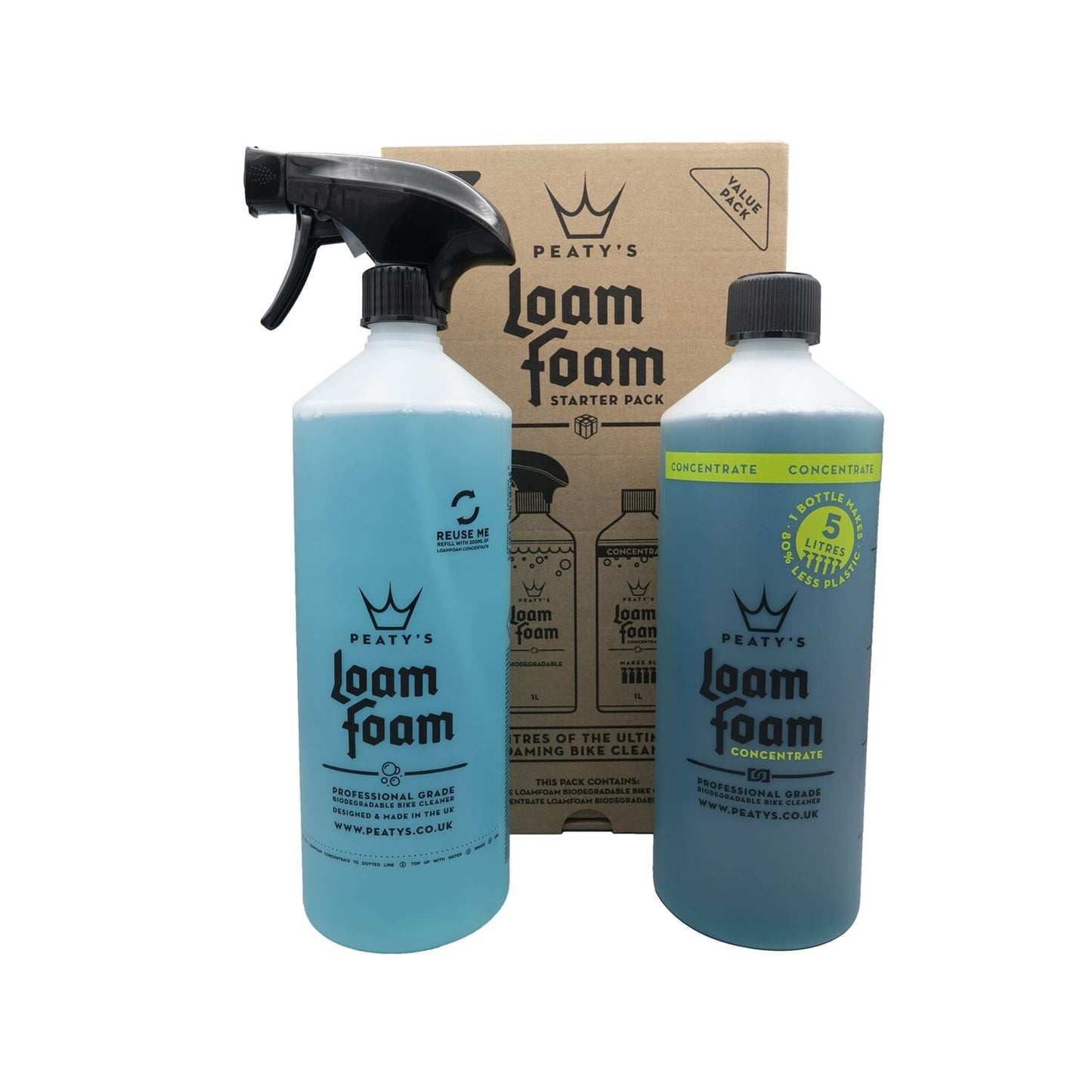 PEATY'S LOAM FOAM STARTER PACK Reinigingsset