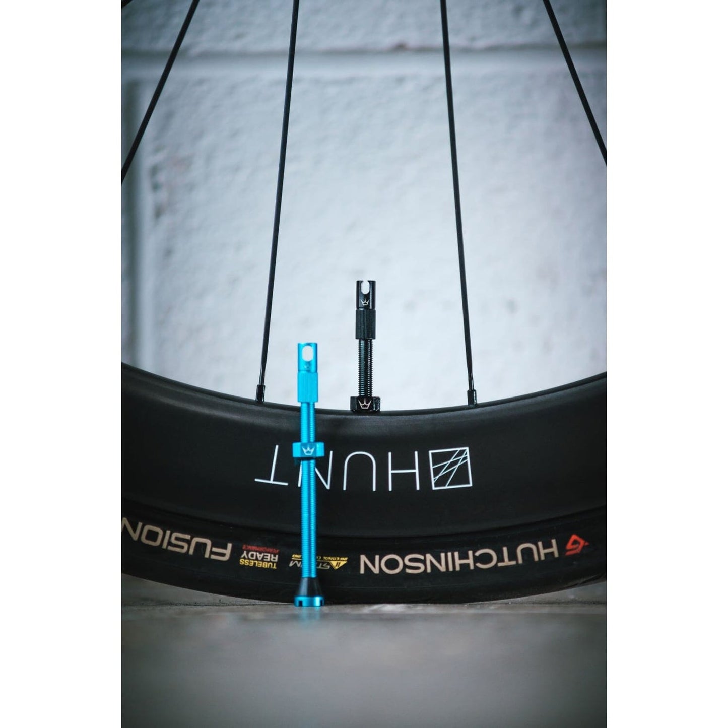 PEATY'S x Chris King MK2 Presta 80 mm Tubeless ventielen (x2) Zwart