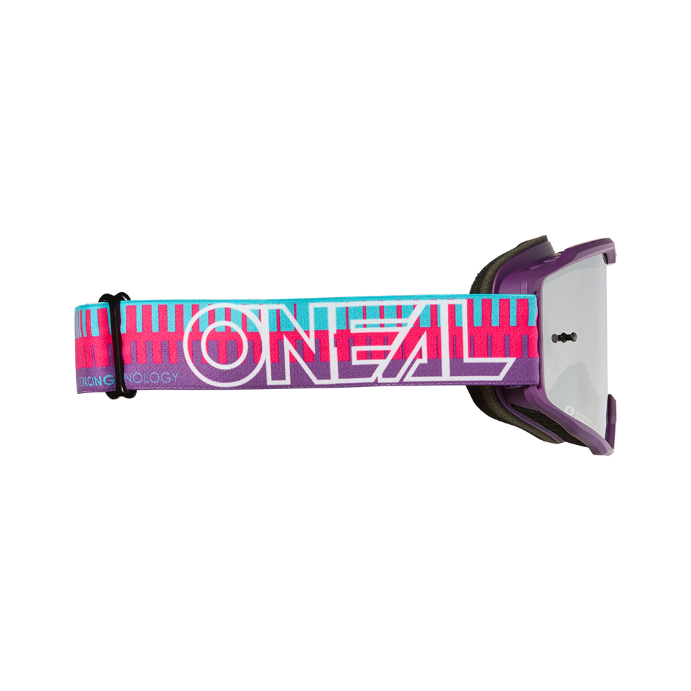 O'NEAL B-10 STRIPED Goggle Roze Zilver Spiegelscherm