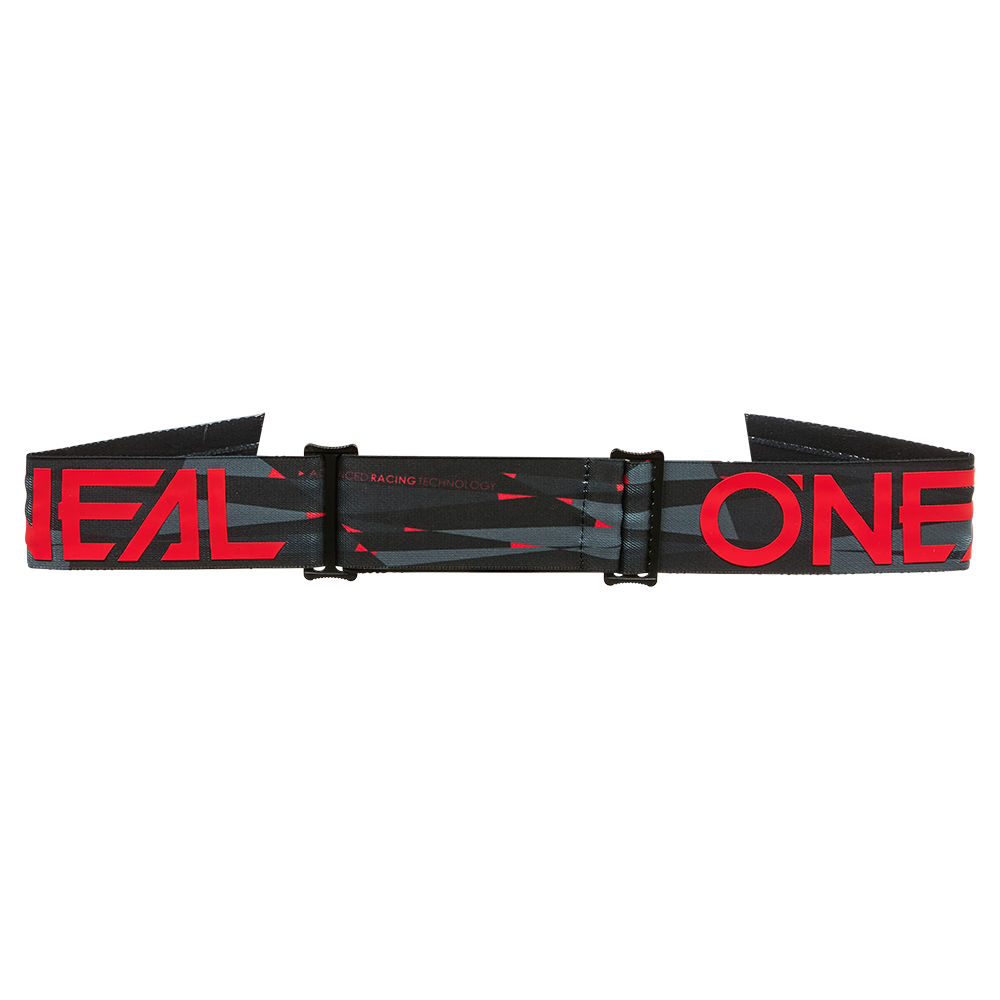 O'NEAL B-33 ICTUS Masker Zwart/Rood Grijs Scherm