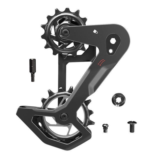 SRAM T-TYPE EAGLE AXS Carbon Complete Derailleurkap (zonder dempingsveer)