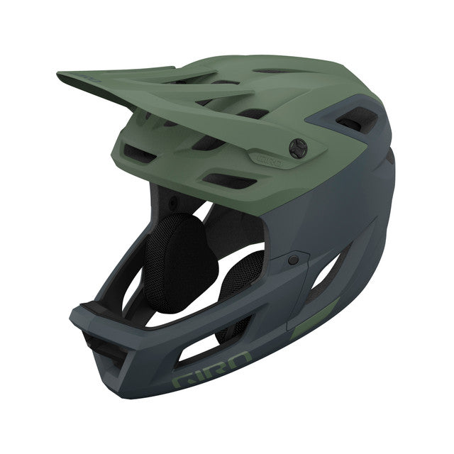 GIRO COALITION SPHERICAL MTB Helm Zwart/Matgroen