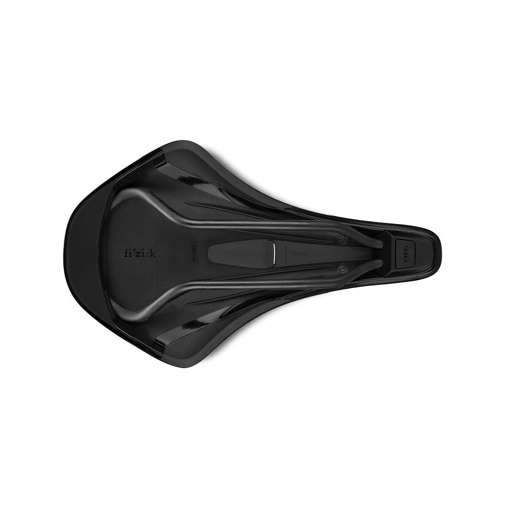 FIZIK TERRA ARGO X1 160mm Carbon Rails Zwart Zadel