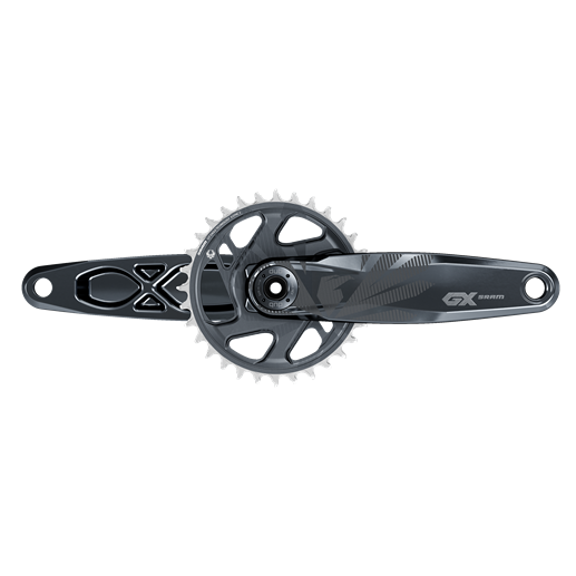 SRAM GX EAGLE FAT BIKE 4" DUB 11/12V Mono crankstel Grijs