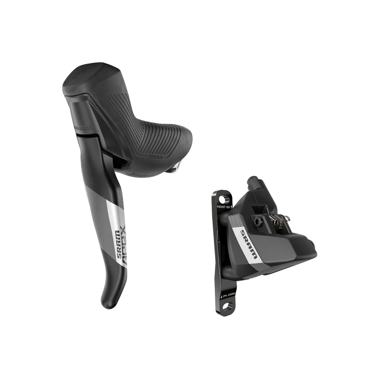 Paar SRAM APEX D1 HRD 1x12 flat mount niet-vergrendelde hendels en remklauwen