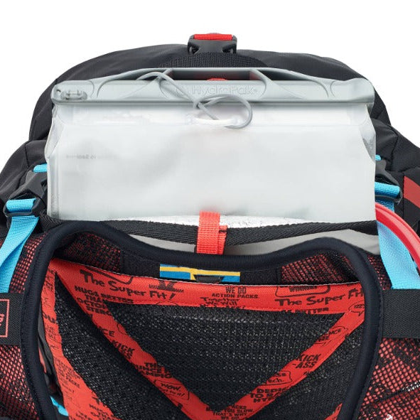 USWE HAJKER 30 L rugzak Zwart/Rood