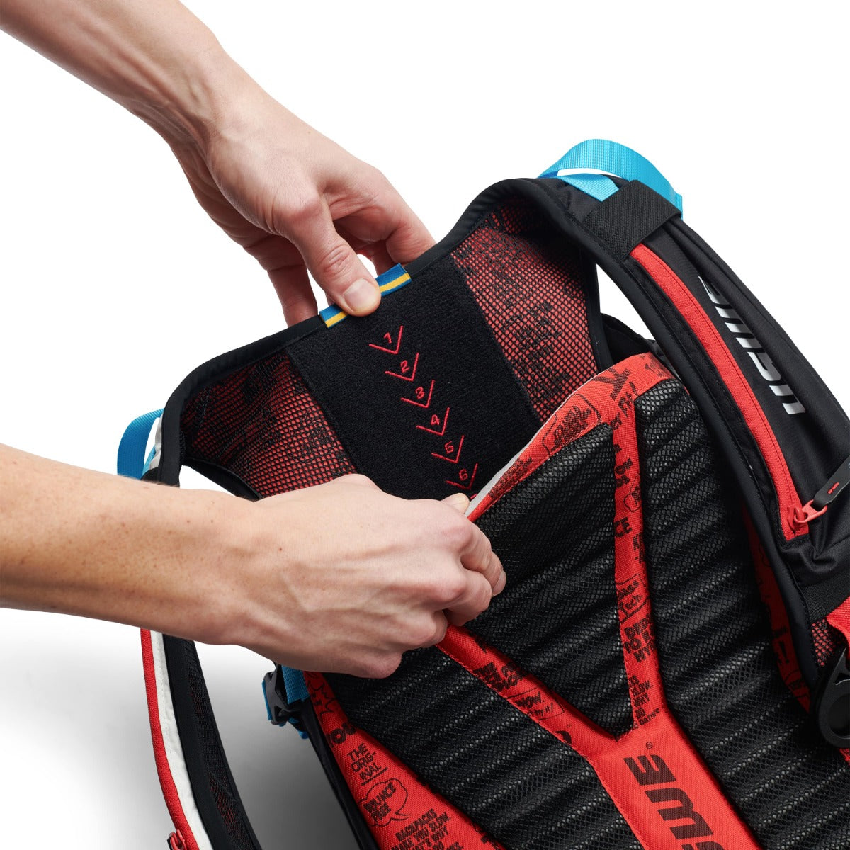 USWE HAJKER 30 L rugzak Zwart/Rood