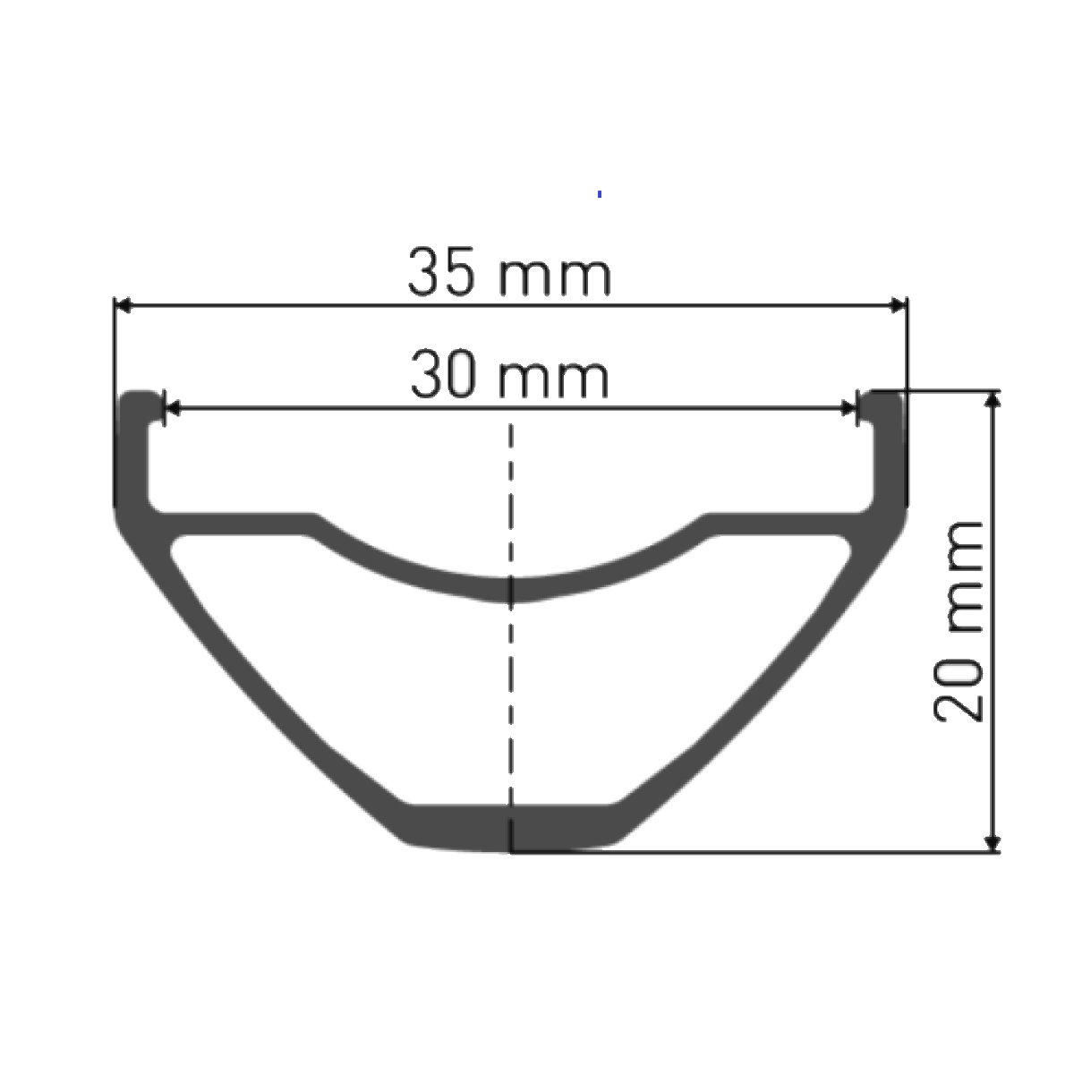 DT SWISS M 1900 SPLINE 30 mm 27,5" 15x100 mm Voorwiel