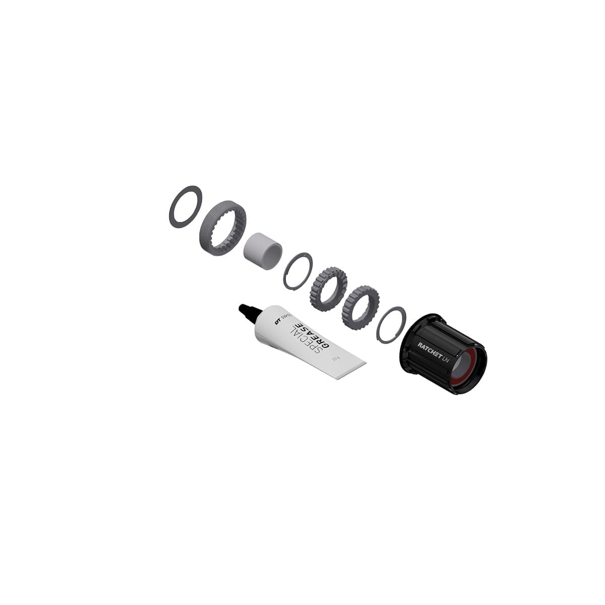 Kit Conversion DT SWISS Ratchet LN Vtt Shimano HG Alu #HXYXXX00N3767S