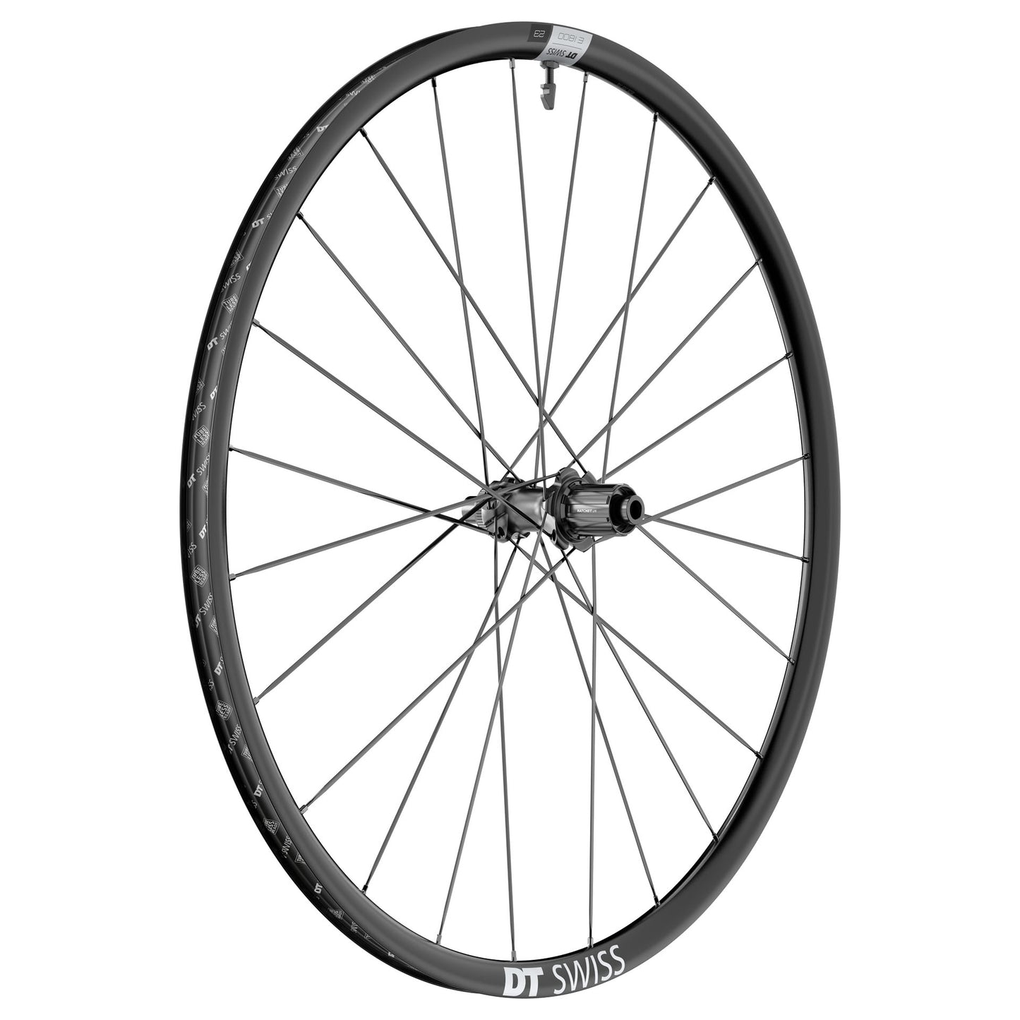DT SWISS E 1800 SPLINE 23 DISC Tubeless Ready Achterwiel (Center Lock) 2024