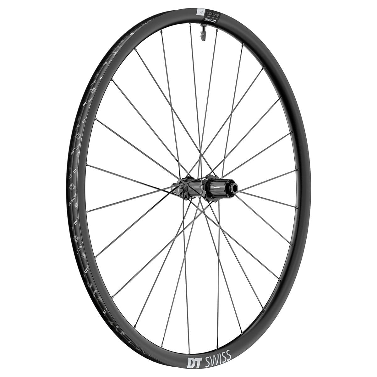 Paar DT SWISS GR 1600 SPLINE 25 Tubeless Ready (Center Lock) Dynamo wielen