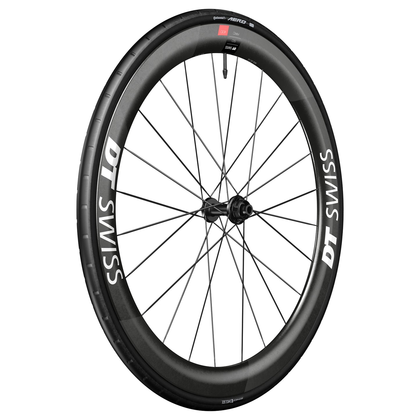 DT SWISS ARC 1100 DICUT WTS SPO 50 DISC Tubeless Ready Voorwiel (Center Lock)
