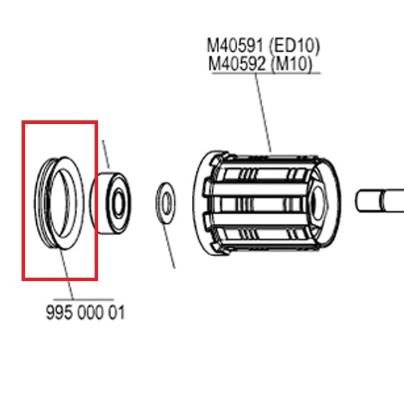 MAVIC-lipafdichting voor FTS-L/FTS-X-vrijlooplichaam