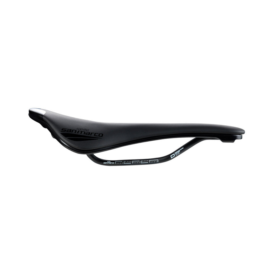 Zadel SAN MARCO SHORTFIT 2.0 OPEN-FIT DYNAMIC S3 Breedte 140mm Rails Mangaan