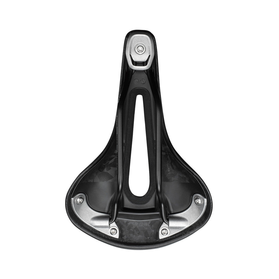 Zadel SAN MARCO REGAL SHORT OPEN-FIT DYNAMIC L2 Breedte 165mm Rails Mangaan