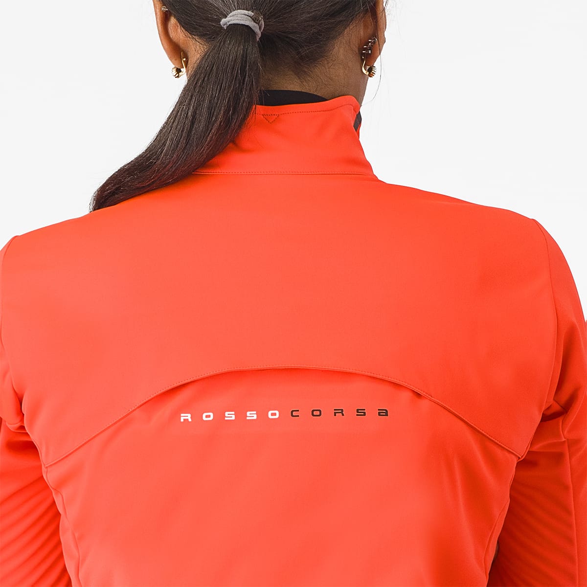 Dames Jas CASTELLI ALPHA DOPPIO ROS Koraal/Zwart