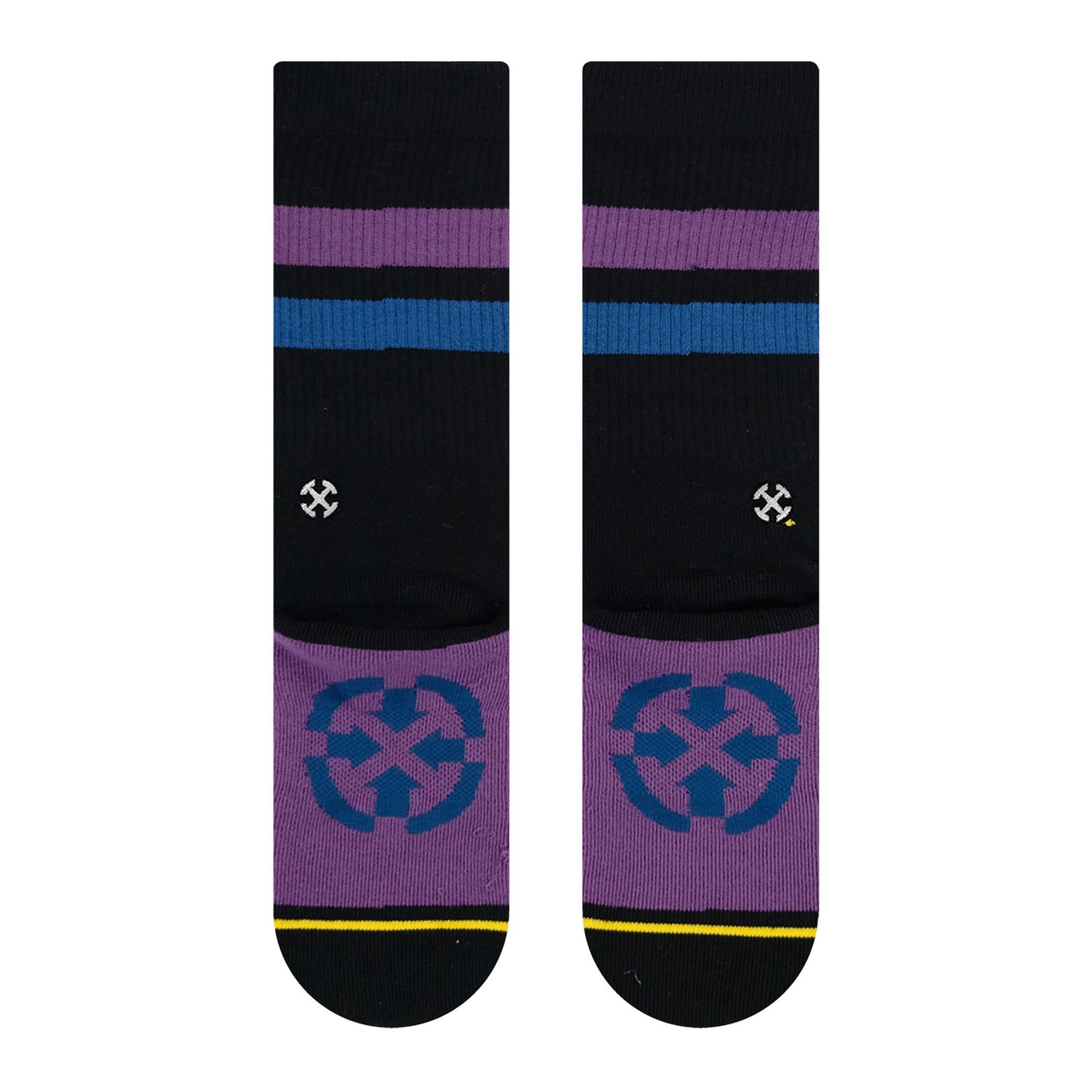 MERGE4 REPREVE SUBLTE GRAPE ZWART sokken