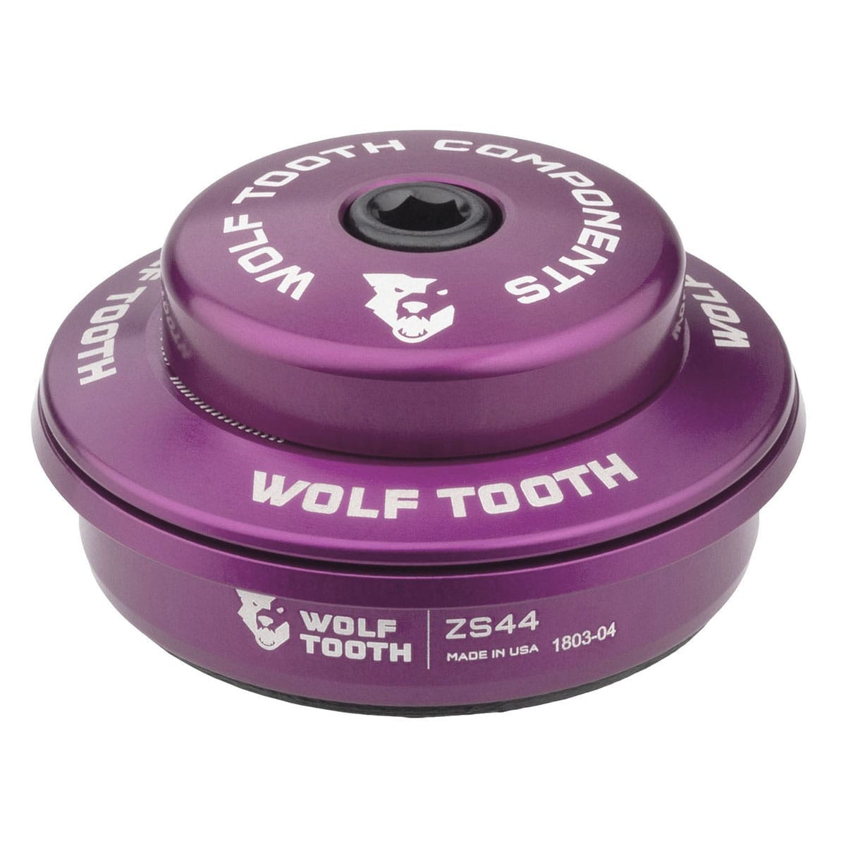 Cuvette Haute pour Jeu de Direction Semi-Intégré WOLF TOOTH PREMIUM 1"1/8 ZS44 Stack 6 mm Violet