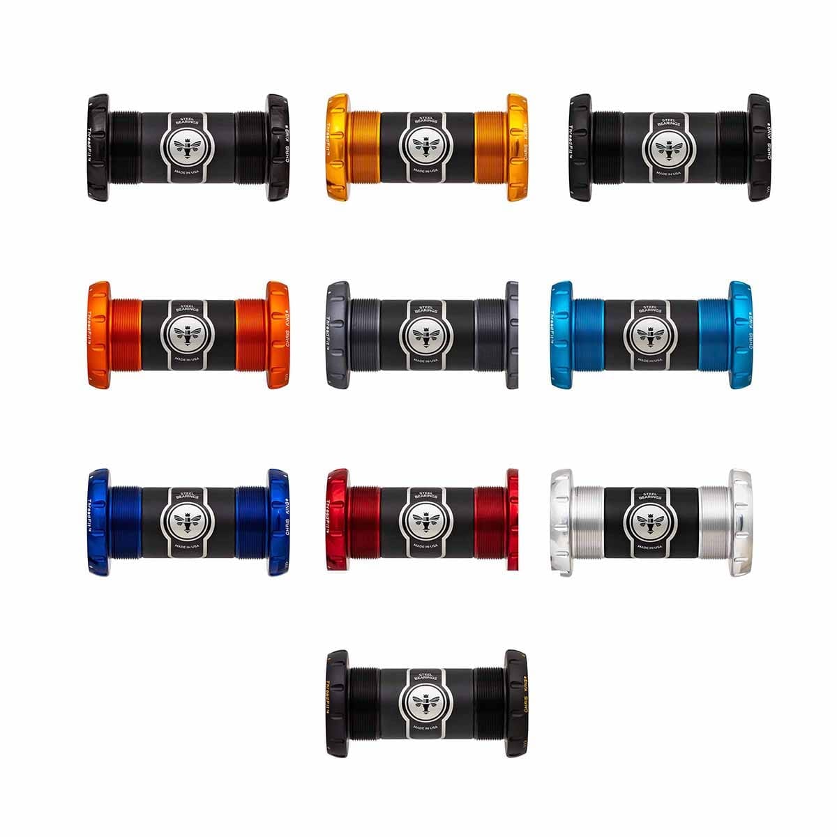 CHRIS KING ThreadFit 30 68/73 mm Sram DUB Ceramic Red crankstel