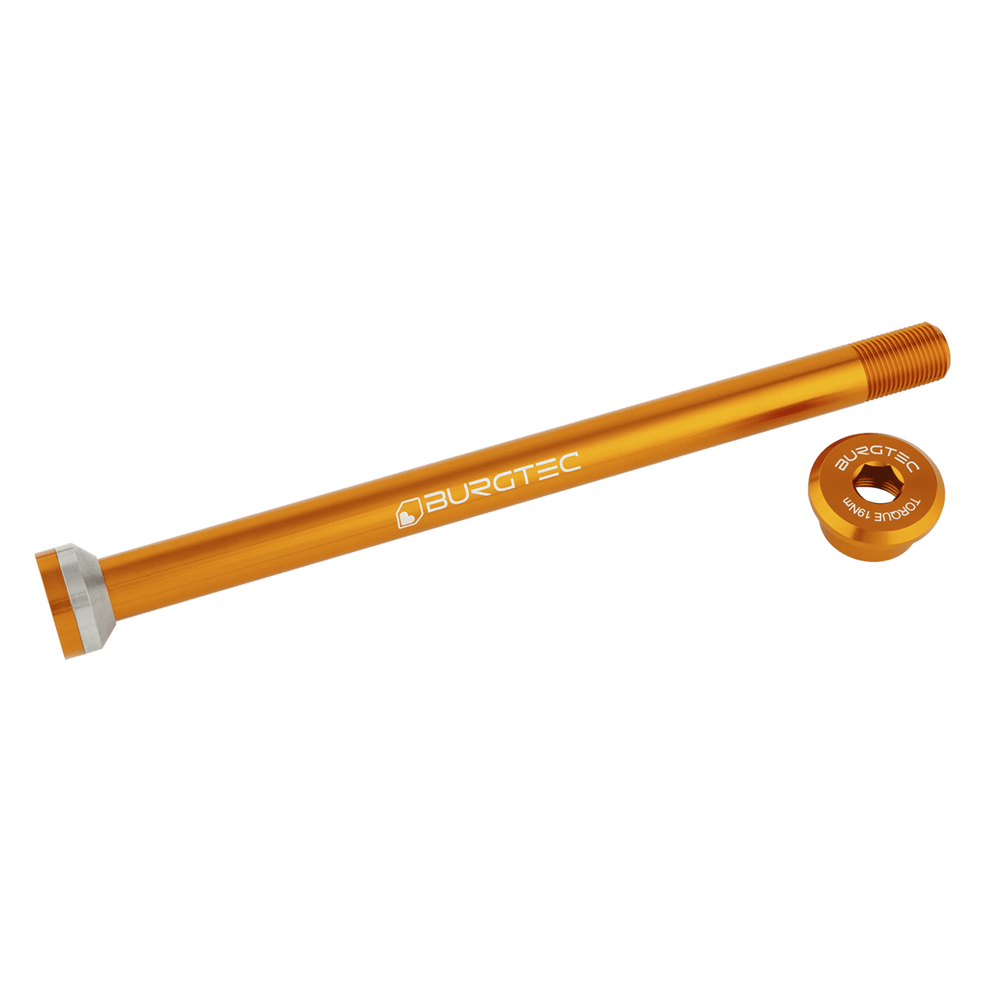 BURGTEC 171 mm achterwielas voor Transition Orange frames