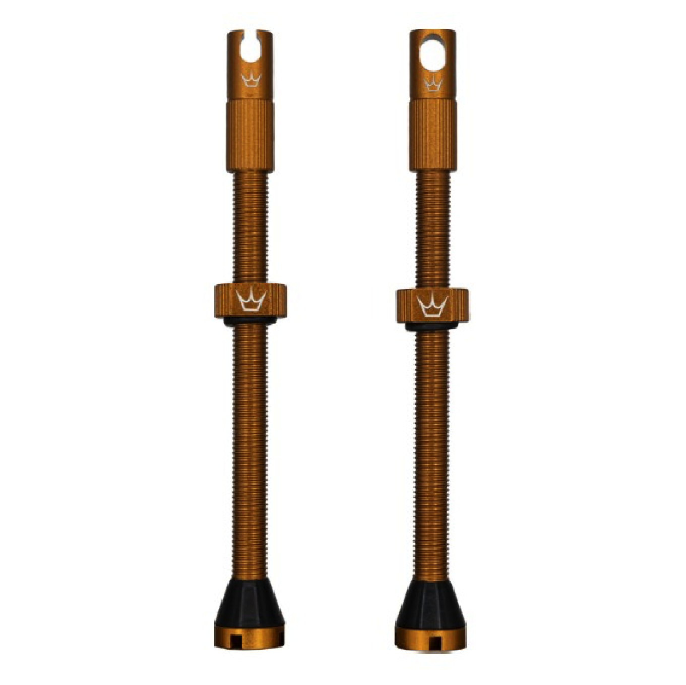 PEATY'S x Chris King MK2 Presta 80 mm Tubeless ventielen (x2) Brons