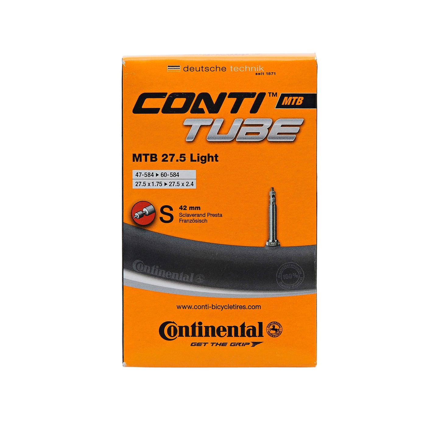 CONTINENTAL Light binnenband 27,5x1,75-2,4 Presta 42mm