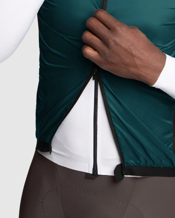 ASSOS MILLE GT WIND S11 Diep Petrol Mouwloos Jasje