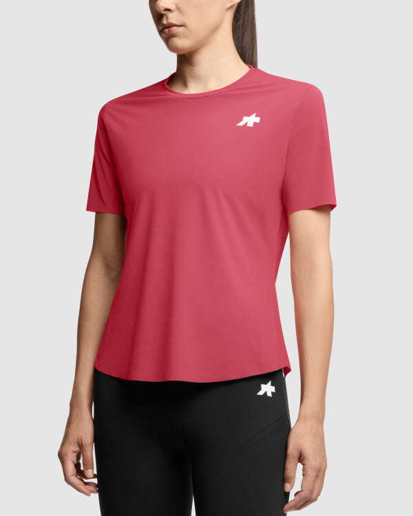 ASSOS TACTICA POST RIDE T5 Damestrui met korte mouwen Berry