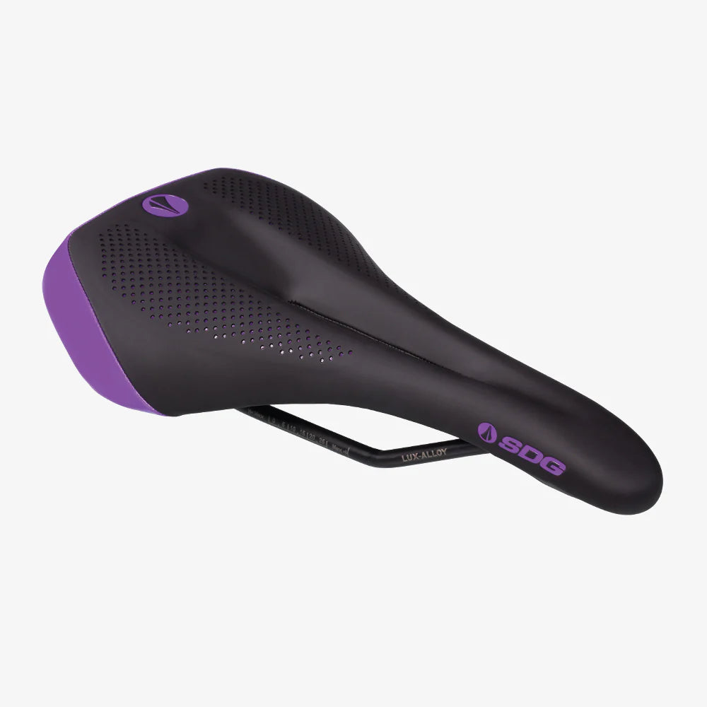 SDG ALLURE V2 Dameszadel Lux-Alloy Rails Zwart/Paars