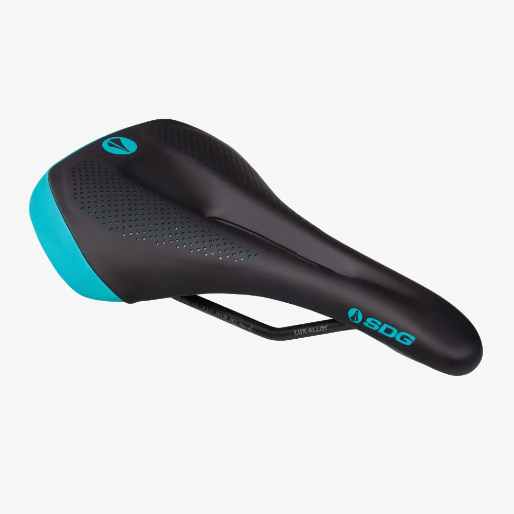 SDG ALLURE V2 Dameszadel-Lux Rails-Alloy Zwart/Turquoise