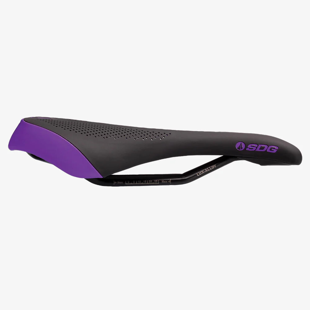 SDG ALLURE V2 Dameszadel Lux-Alloy Rails Zwart/Paars