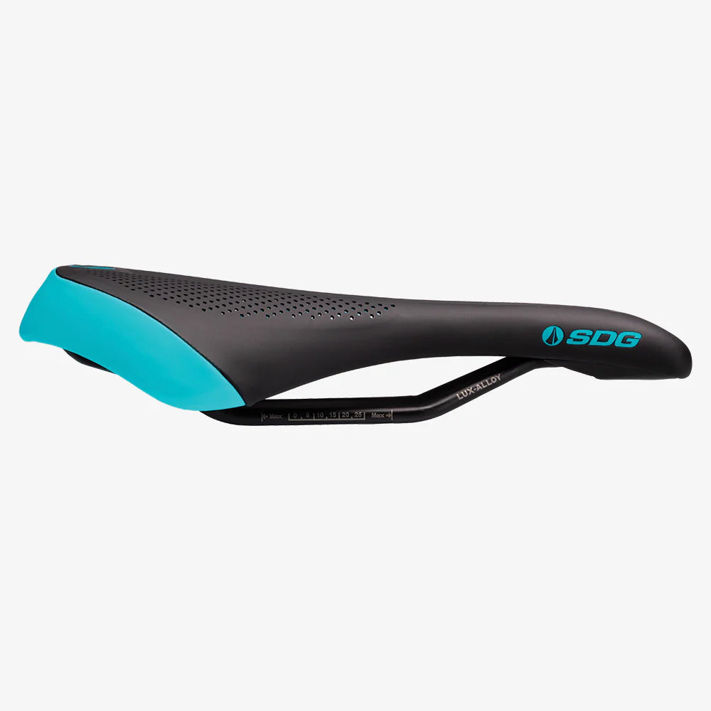 SDG ALLURE V2 Dameszadel-Lux Rails-Alloy Zwart/Turquoise