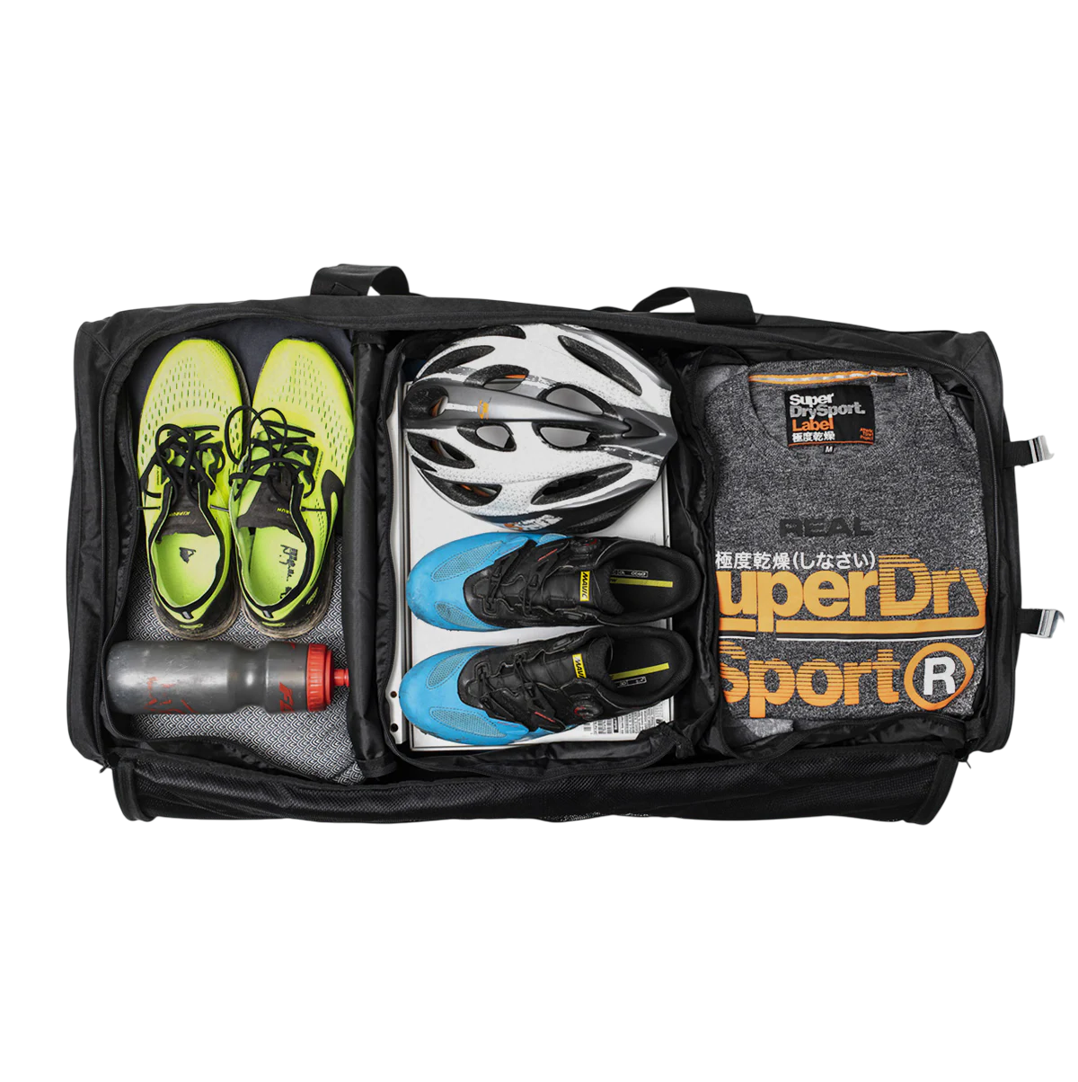 BUDS BIG BAG DUFFEL Reistas met Wielen 170L Zwart