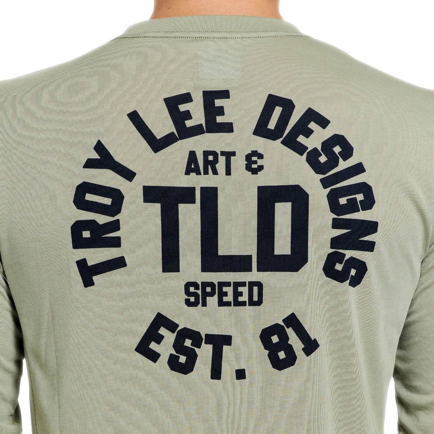 TROY LEE DESIGNS SKYLINE RIDE STAMPS Lange Mouw Jersey Sage