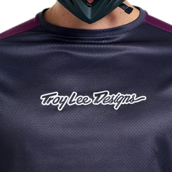 TROY LEE DESIGNS STAGE SIGNATURE Jersey Lange Mouw Koolstof
