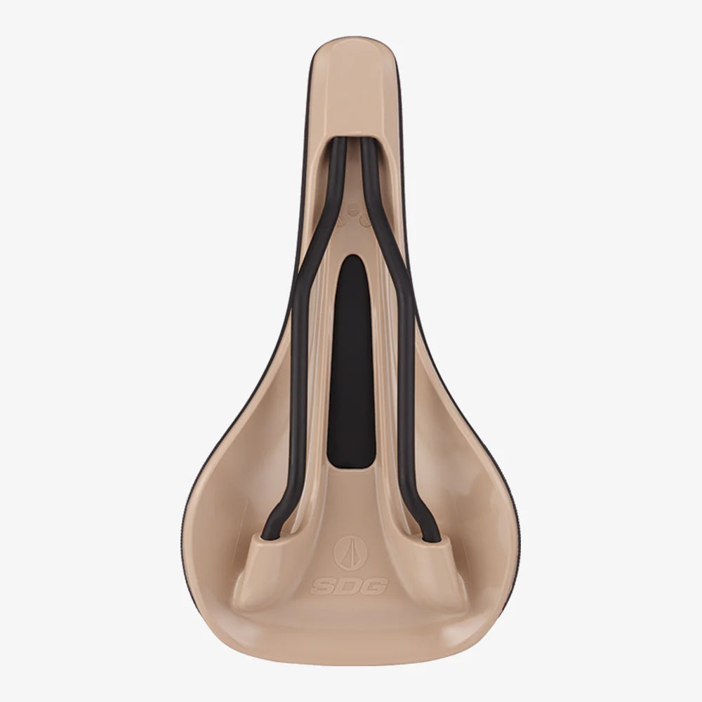 SDG BEL-AIR V3 MAX Rails Lux-Alloy zadel Zwart/Beige